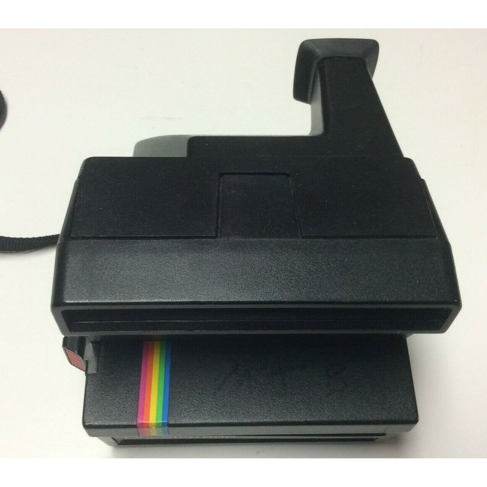 Collectible Polaroid One step 600 Land Camera, rainbow, good condition - T1125